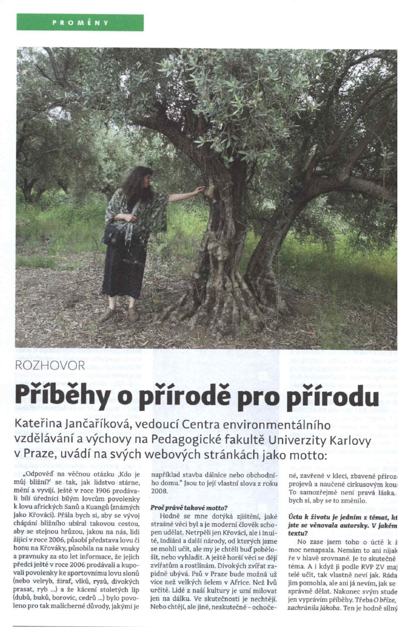 Příběhy o přírodě a pro přírodu