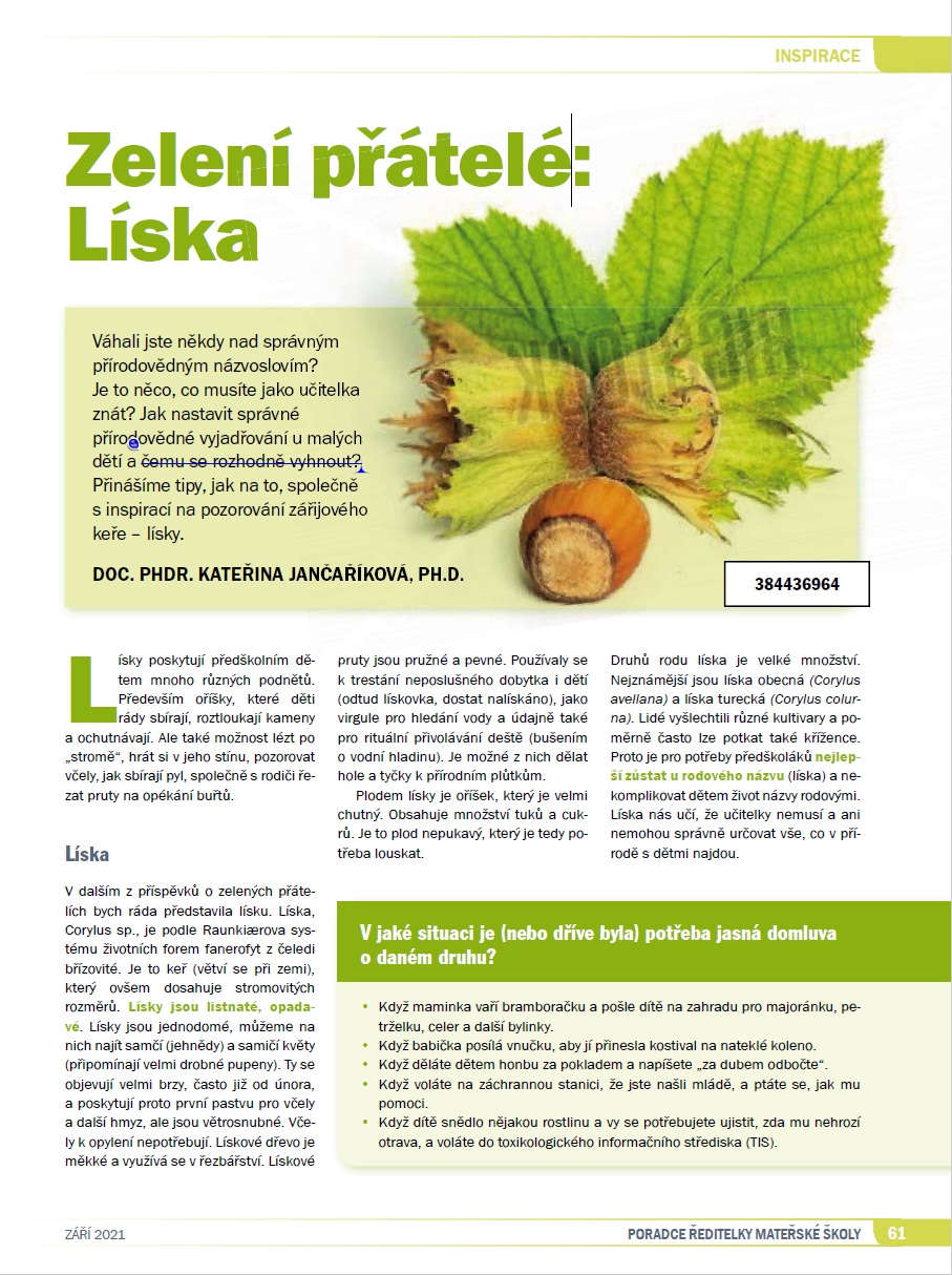 Zelení přátelé: Líska